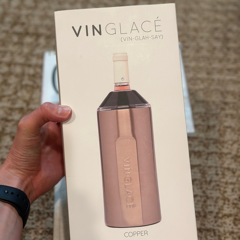 NEW Vinglace wine & champagne chiller - brand new, never used